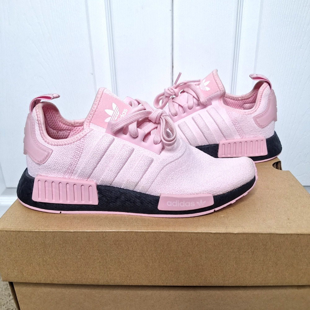 Adidas Nmd R1 True Pink Black FX0825 size 8.5 Women's
